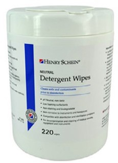 Henry-Schein-Neutral-Detergent-Wipes-Non-Sterile-10pk on sale