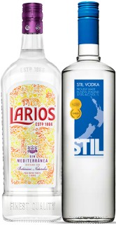 Larios-Dry-Gin-1L-or-Stil-New-Zealand-Vodka-1L on sale
