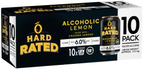 Hard-Rated-Lemon-Low-Sugar-6-10-x-330ml-Cans on sale