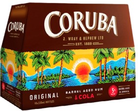 Coruba+%26amp%3B+Cola+5%25+10+x+330ml+Bottles