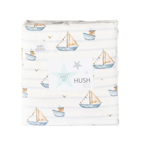 Hush+Kids+Nautical+Flannelette+Sheet+Set