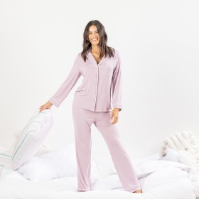 bb%26amp%3Bb+Sleep+Viscose+PJ+Shirt+And+Long+Pant+Set+With+Trim