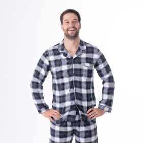 bb%26amp%3Bb+Sleep+Men%26%23039%3Bs+Grey+Check+Flannelette+PJ+Set