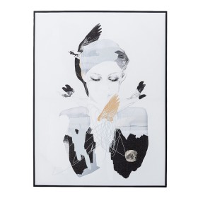 Solace+Canvas+Wall+Art+Lady+%26amp%3B+Bird