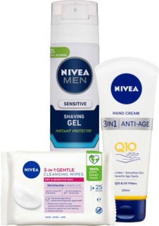 Nivea+Wipes+25s%2C+Shave+Gel+200ml+or+Hand+Cream+100ml