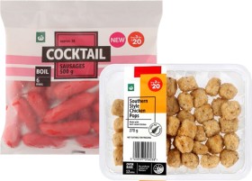 Woolworths+Cocktail+Sausages+500g%2C+Frankfurters+500g+or+Southern+Style+Chicken+Pops+270g