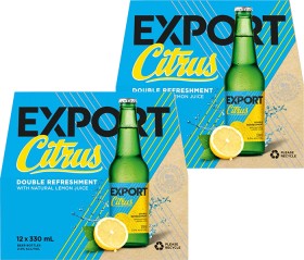 Export+Citrus+Beer+Bottles+12+Pack