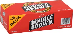Double+Brown+Beer+330ml+Cans+18+Pack