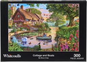 Whitcoulls+Cottage+and+Boats+300+Pieces+Puzzle