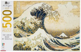 Mindbogglers-Gold-Great-Wave-500-Pieces-Puzzle on sale