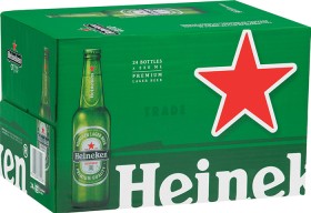 Heineken+Lager+Bottles+24+Pack