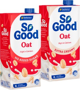 Sanitarium+So+Good+No+Added+Sugar+or+Extra+Creamy+Oat+Milk+1L