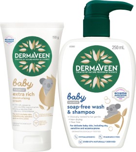 Dermaveen+Baby+Calmexa+Moisturising+Cream+150g+or+Body+Wash+250ml