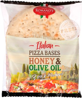 Romano%26rsquo%3Bs+Chilled+Medium+Pizza+Bases+3+Pack