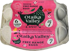 Otaika+Valley+Eggs+Free+Range+Size+7+6+Pack