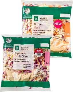 Woolworths-Japanese-or-Burger-Slaw-450g on sale