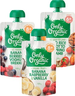 Only-Organic-Baby-Food-120g on sale