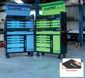 ToolPRO-Neon-Tool-Chests-Cabinets on sale