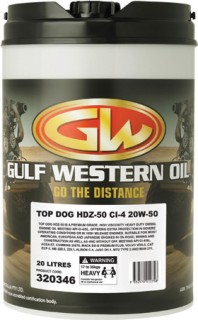 Gulf-Western-TOP-DOG-HDZ-20W-50-ENGINE-OIL on sale