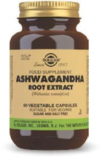 Solgar-Ashwagandha-Root-Extract-Vegetable-Caps-60s on sale