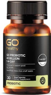 GO-Healthy-GO-Probiotic-40-Billion-Probiotic-Supplement-VegeCaps-30s on sale