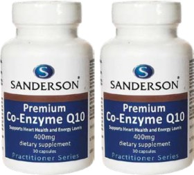 Sanderson-Premium-Co-Enzyme-Q10-400mg-30-Capsules on sale