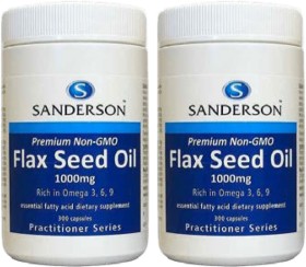 Sanderson-Flax-Seed-Oil-1000mg-300-Capsules on sale