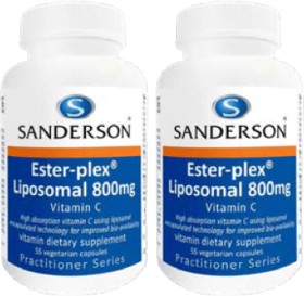 Sanderson+Ester-plex+Liposomal+800mg+Vitamin+C+55+Capsules