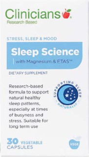 Clinicians-Sleep-Science-30-Capsules on sale