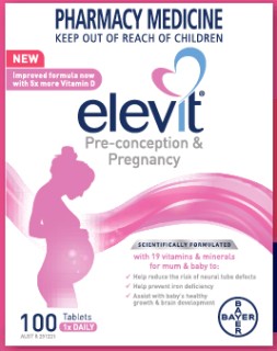 Elevit-Pre-conception-Pregnancy-Multivitamin-Tablets-100-pack-100-days on sale