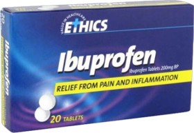 Ethics-Ibuprofen-200mg-20-Tablets on sale