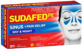 Sudafed+PE+Sinus+%2B+Pain+Relief+Day+%26amp%3B+Night+24+Tablets