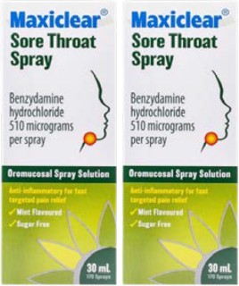 Maxiclear+Sore+Throat+Spray+3mg+30ml