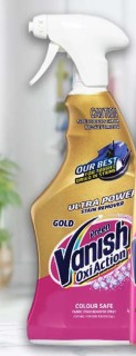Vanish-Oxi-Action-Preen-Gold-Spray on sale