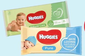 Huggies+Baby+Wipes+Pure+or+Natural+56+Pack