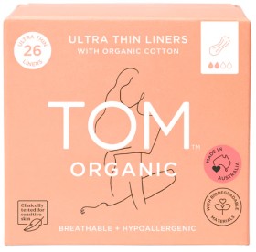 Tom-Organic-Ultra-Thin-Liners-with-Organic-Cotton-26-Pack on sale
