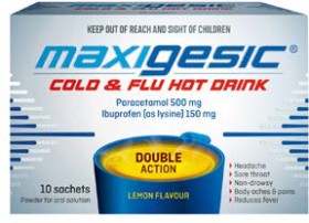 Maxigesic+Cold+%26amp%3B+Flu+Lemon+Hot+Drink+10+Sachets