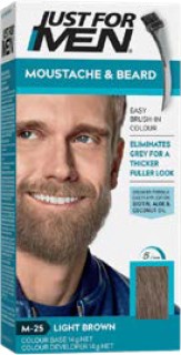 Just-For-Men-Moustache-Beard-Brush-In-Colour-Gel-Light-Brown on sale