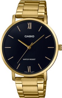 Casio-Ladies-Vintage-Analogue-Watch-MTPVT01G-1B on sale