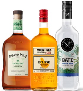 Appleton-Estate-Signature-Blend-Rum-Mount-Gay-Eclipse-Rum-700mL-or-Bati-White-Dark-or-Spiced-Rum-1L on sale