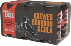 Tui-Bourbon-Cola-7-6-x-330mL-Cans on sale