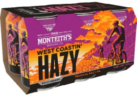 Monteiths-Range-6-x-330mL-Cans-Bottles on sale