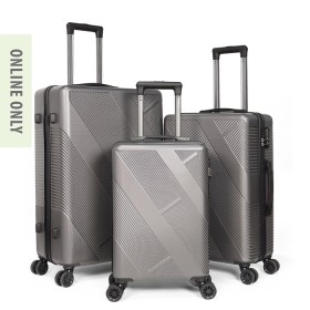 bbb-Travel-Theo-3pc-Luggage-Set-Slate on sale