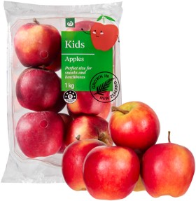 Woolworths-Kids-Apples-1kg on sale