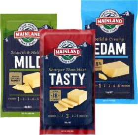 Mainland-Mild-Colby-Edam-1kg-or-Tasty-700g-Cheese-Block on sale