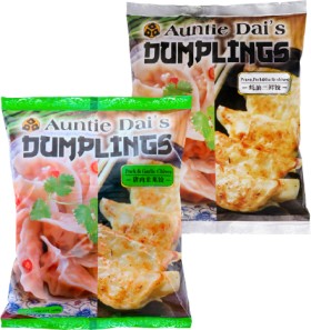 Auntie-Dais-Dumplings-500-600g on sale