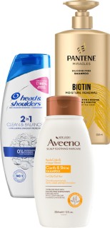 Aveeno-354ml-Pantene-Miracles-600650ml-Head-Shoulders-350400ml-Shampoo-or-Conditioner on sale