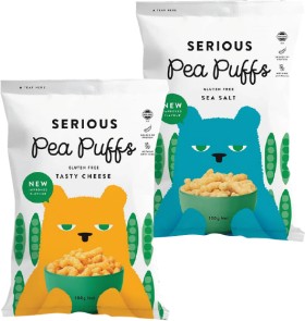 Serious-Pea-Puffs-100g on sale