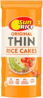 SunRice-Original-Thin-Rice-Cakes-150g on sale