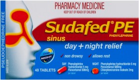 Sudafed-PE-Sinus-Day-Night-Tablets-48s on sale